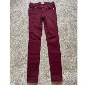 PAIGE Velvet Jeans Size 26